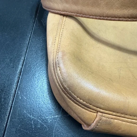 Coach Vintage Womens‎ Handbag Brown Leather Shoulder Bag - Picture 3 of 12